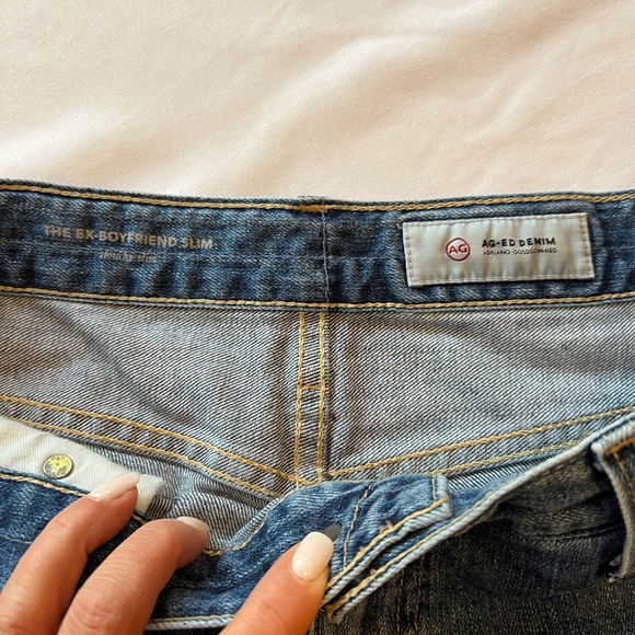 AG Adriano Goldschmied The Ex-Boyfriend Slouchy Slim Size 31R - Picture 6 of 14